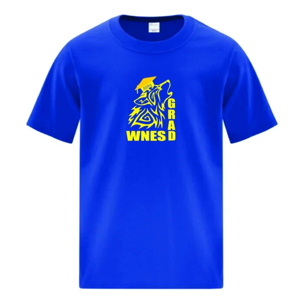WNES Grad 2024 Royal Blue Adult Tee